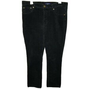 CHAPS Women’s Corduroy Pants 12 Black